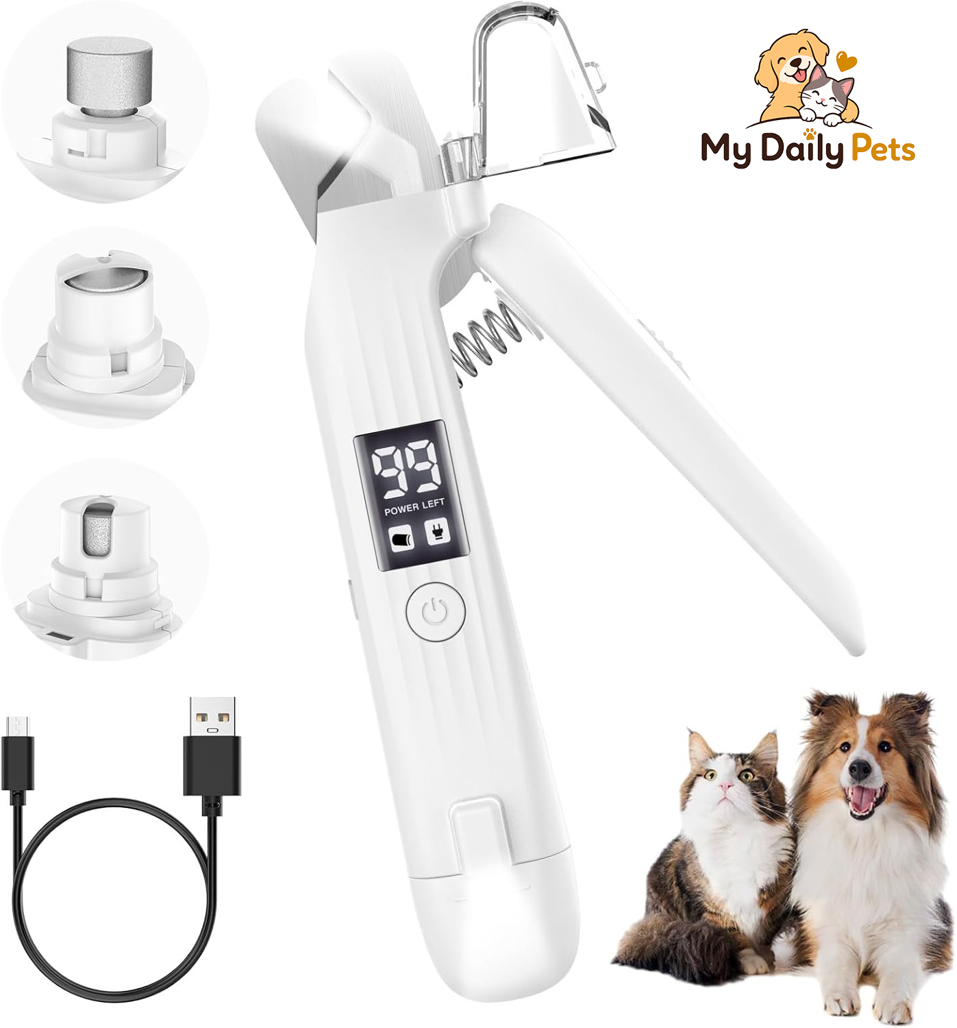 MyDailyPets™ 2-in-1 Pet Nail Clipper & Trimmer with LED