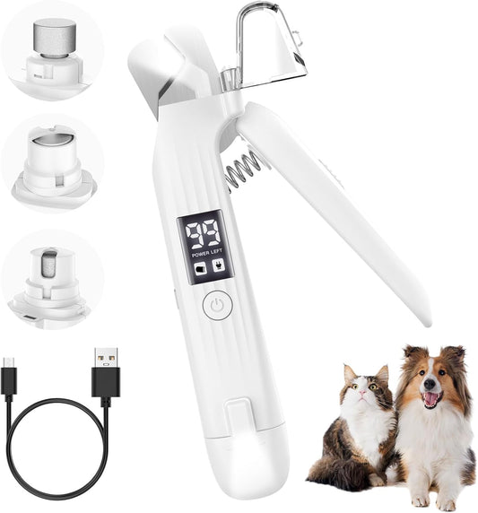 2-in-1 Pet Nail Clipper & Trimmer with LED