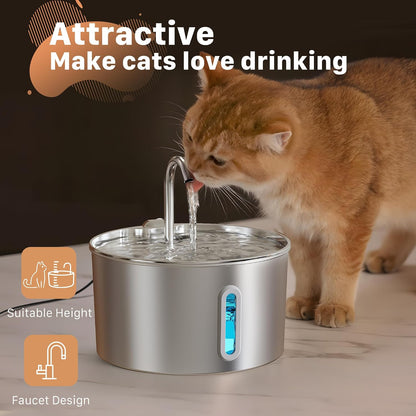 MyDailyPets™ 2.2L Automatic Cat Water Fountain