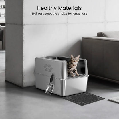 MyDailyPets™ Cat Litter Box Stainless