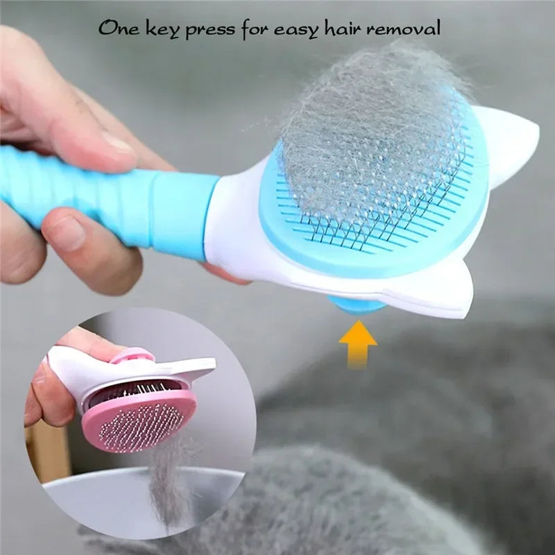 High Quality Self cleaning Brush Professional for dogs and cats