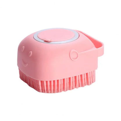 Bath and Shampoo Brush Grooming Comb Silicone Dog