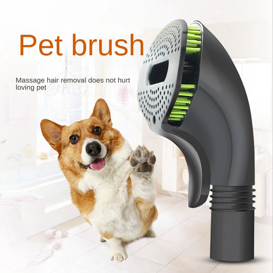 Cat and Dog Brush Vacuum Cleaner Attachment Tool loose hair