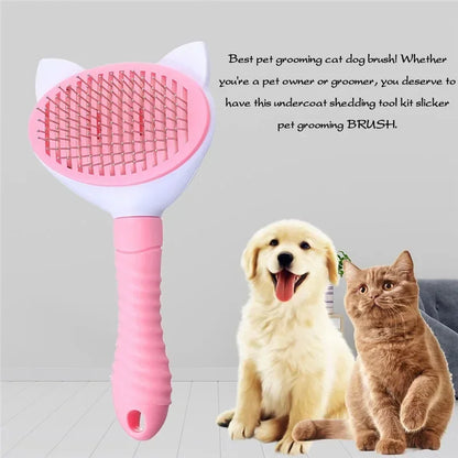 High Quality Self cleaning Brush Professional for dogs and cats