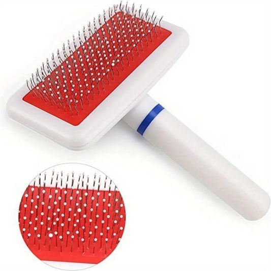 Silicone Dog Grooming Brush with Airbag Needles