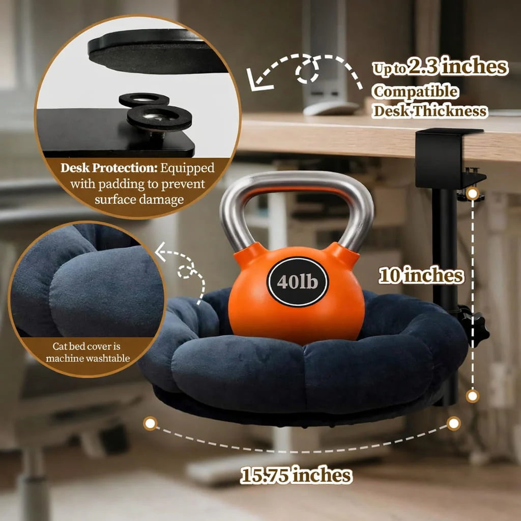 MyDailyPets™  Cat Desk Bed & Hammock