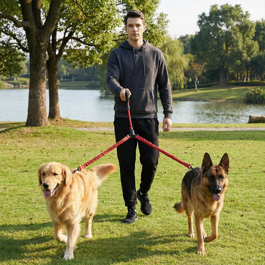 2-in-1 Dog Double Leash